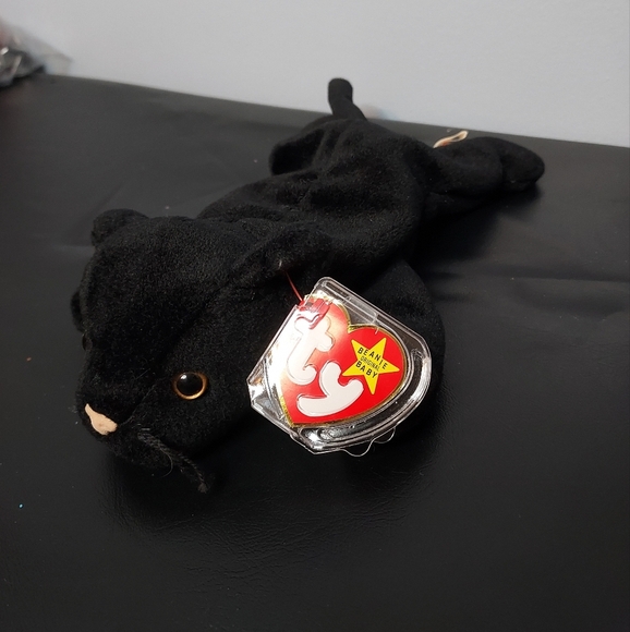 TY Original Beanie Babies Velvet The Panther 1995 - Picture 2 of 7